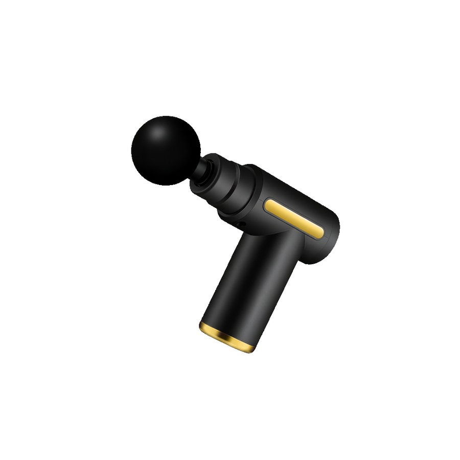 Rahava massage gun alternate angle on white background